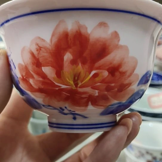 景德镇陶瓷大压手杯