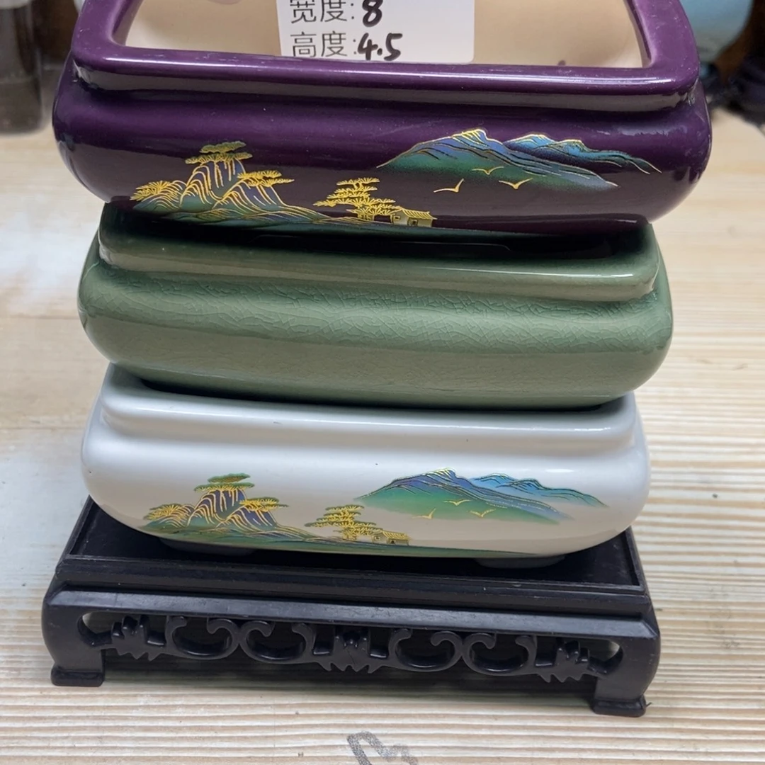 瓷片陶瓷花盆陶瓷艺术