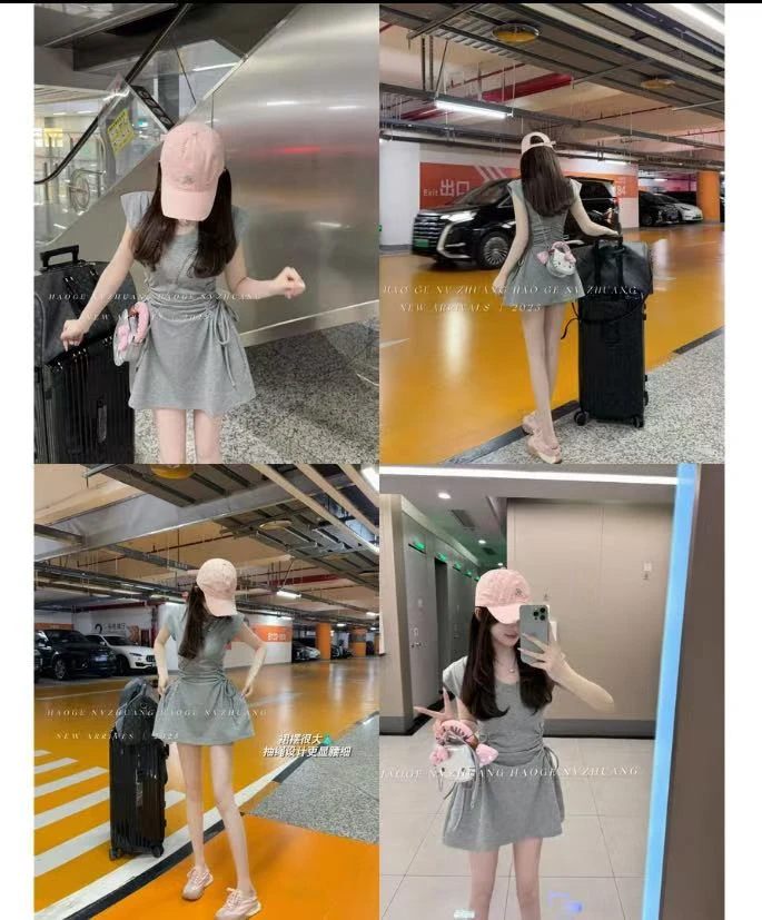 浩哥女装铭顺●腰精玩家C5LYQ1434A连衣裙预（有口袋）设计感小众款