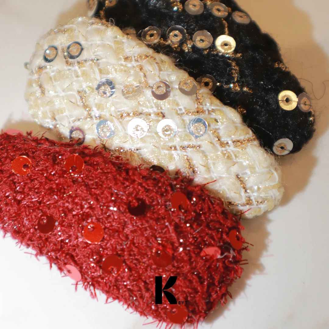 KEYT红白黑色系三色发夹组