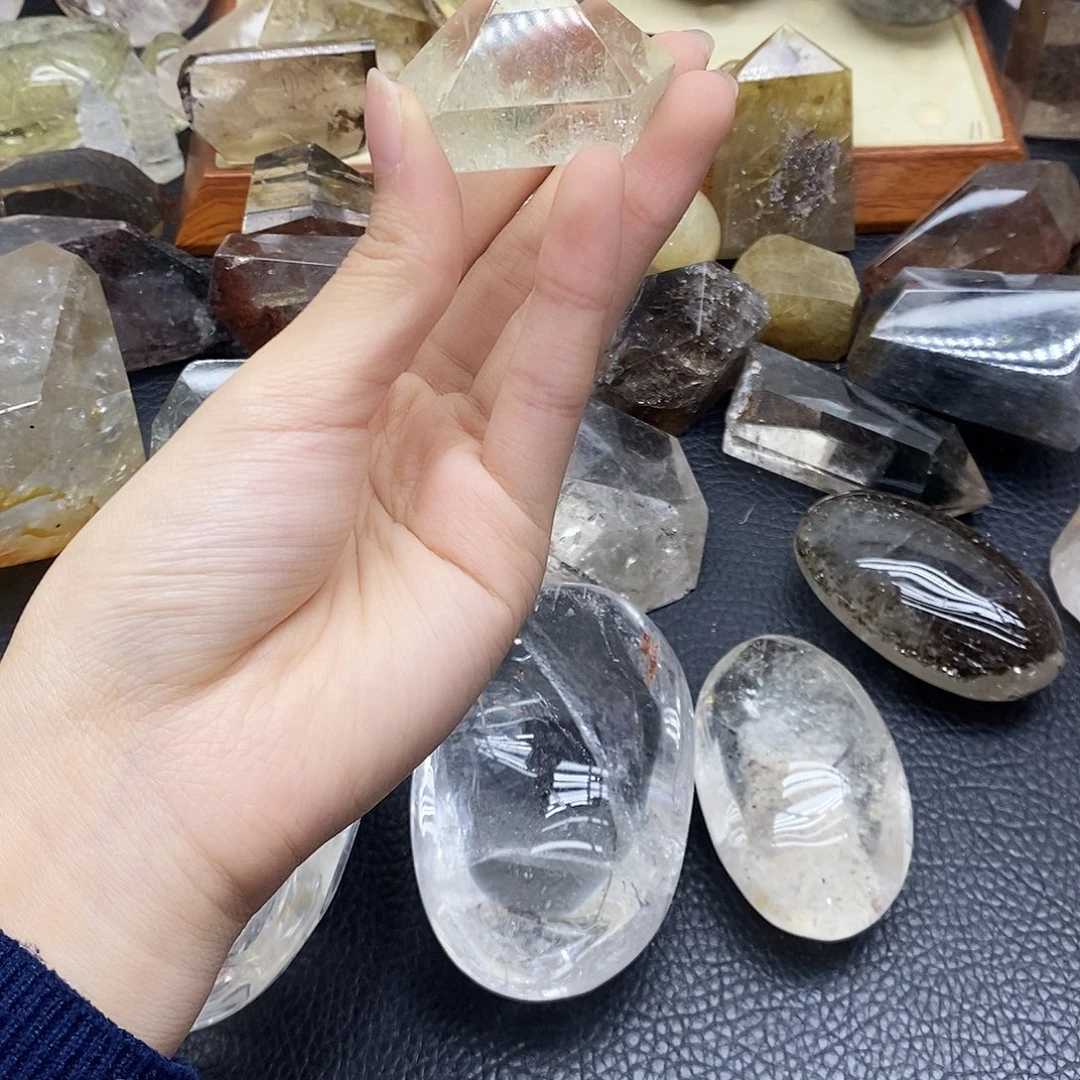 珠宝半成品水晶未镶嵌58水晶石