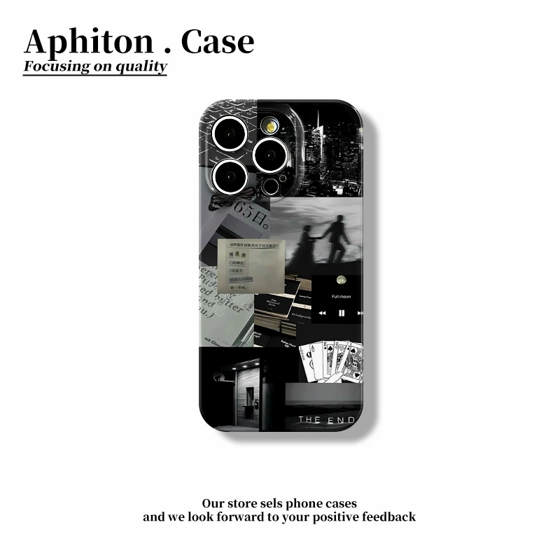 艺术生活碎片适用苹果16promax/15/14/13/12菲林手机壳