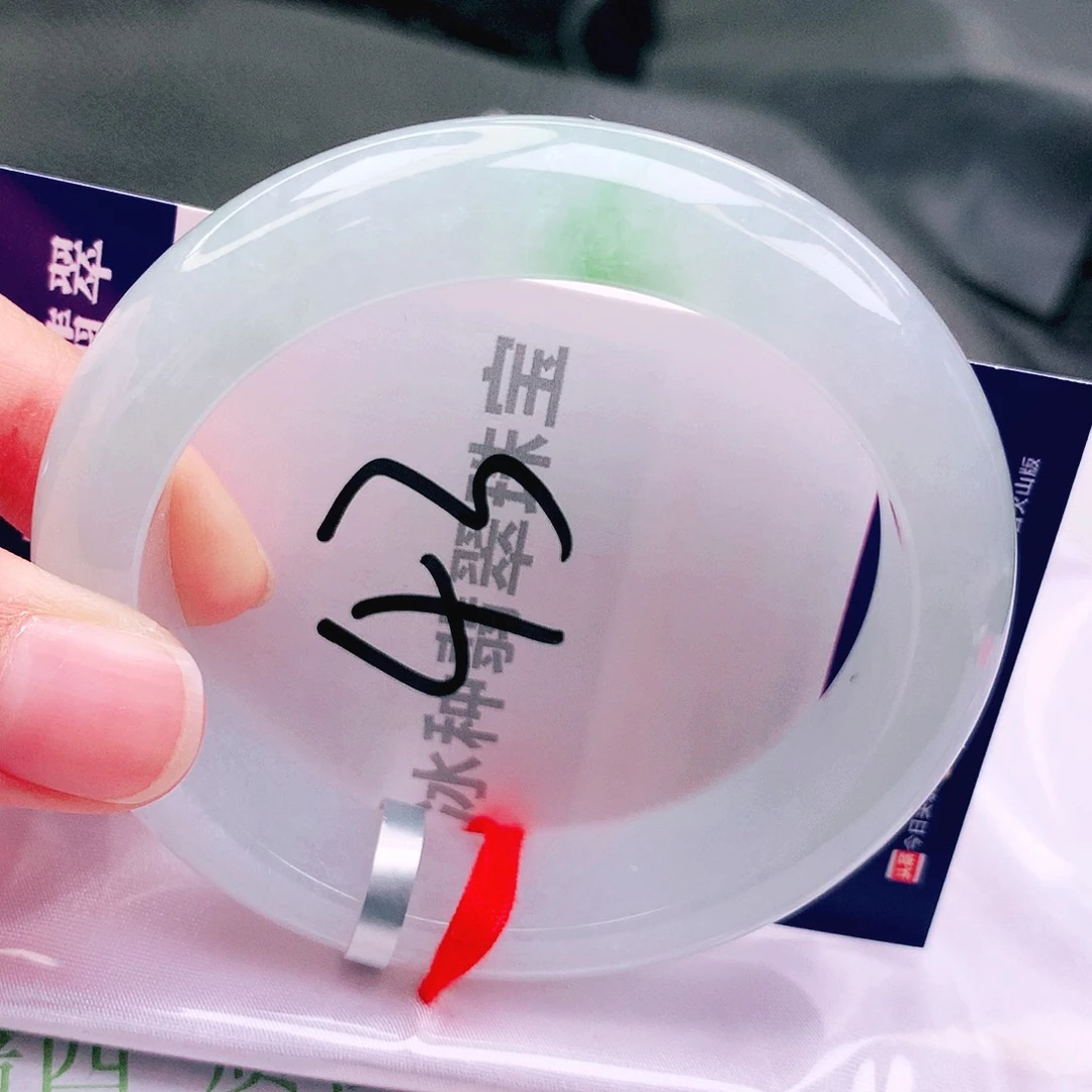 翡翠未镶嵌手镯缅甸天然a货翡翠手镯