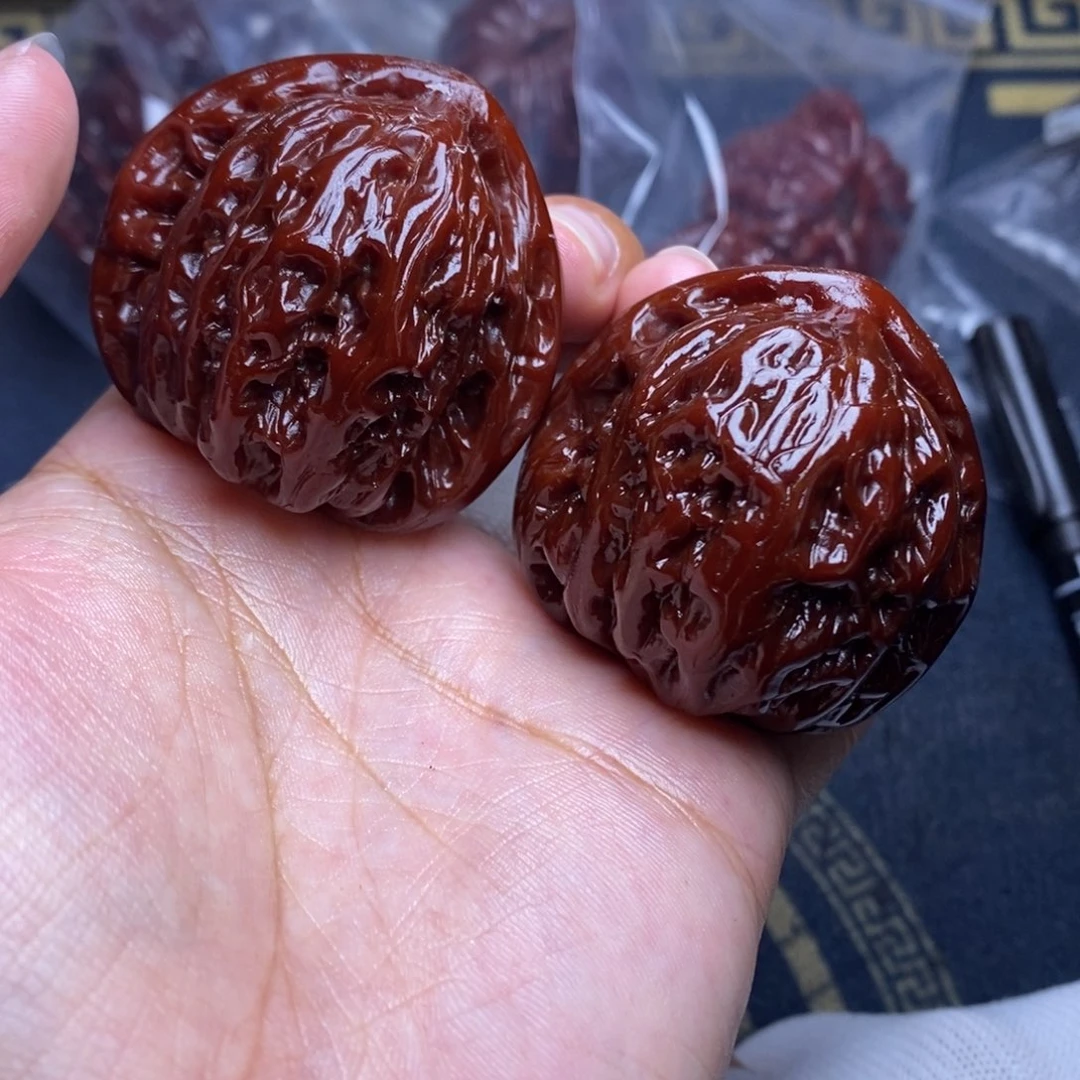 吊坠文玩核桃金牛44