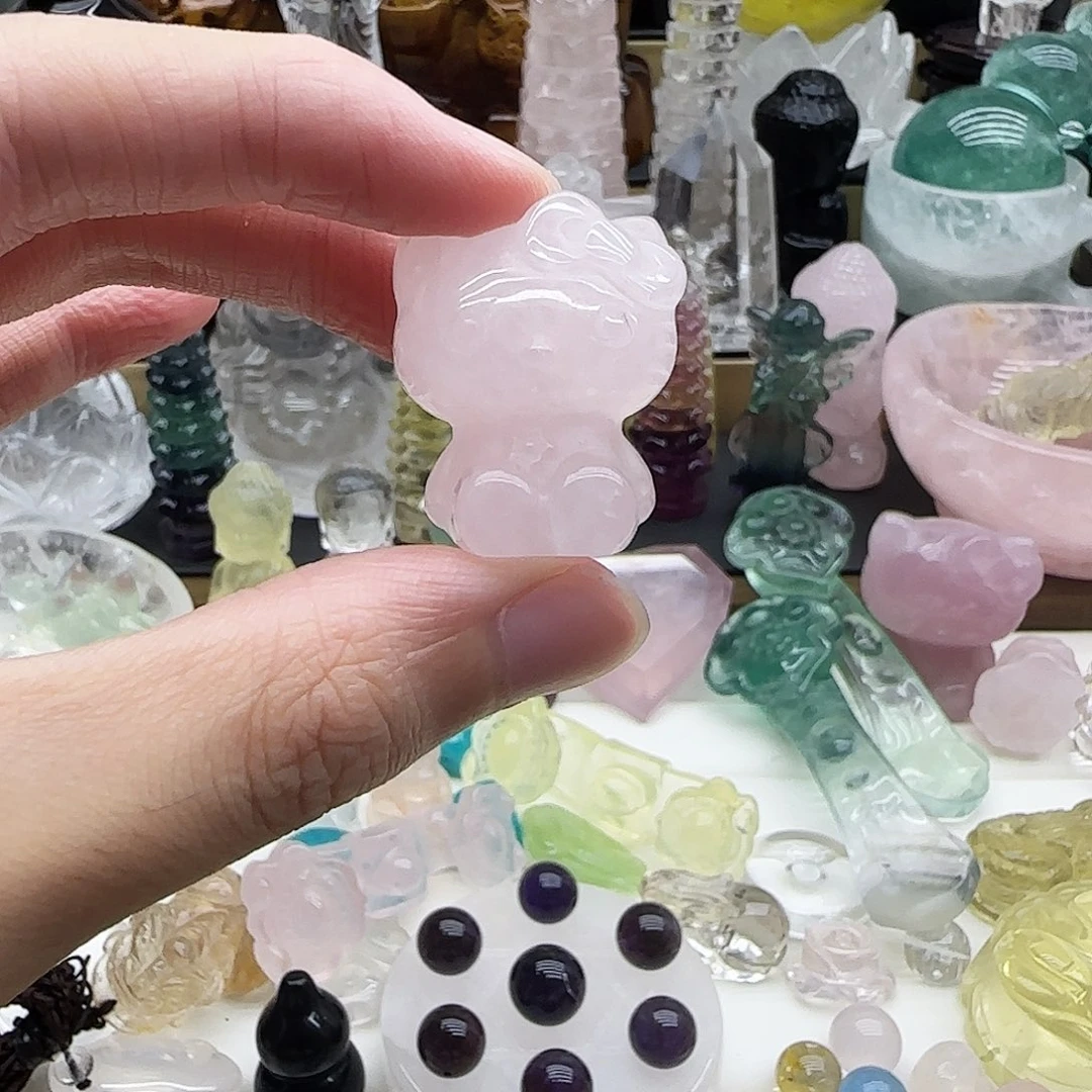 车挂未镶嵌水晶摆件