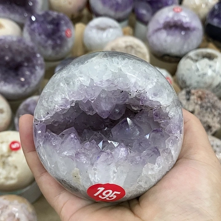紫晶珠宝半成品未镶嵌
