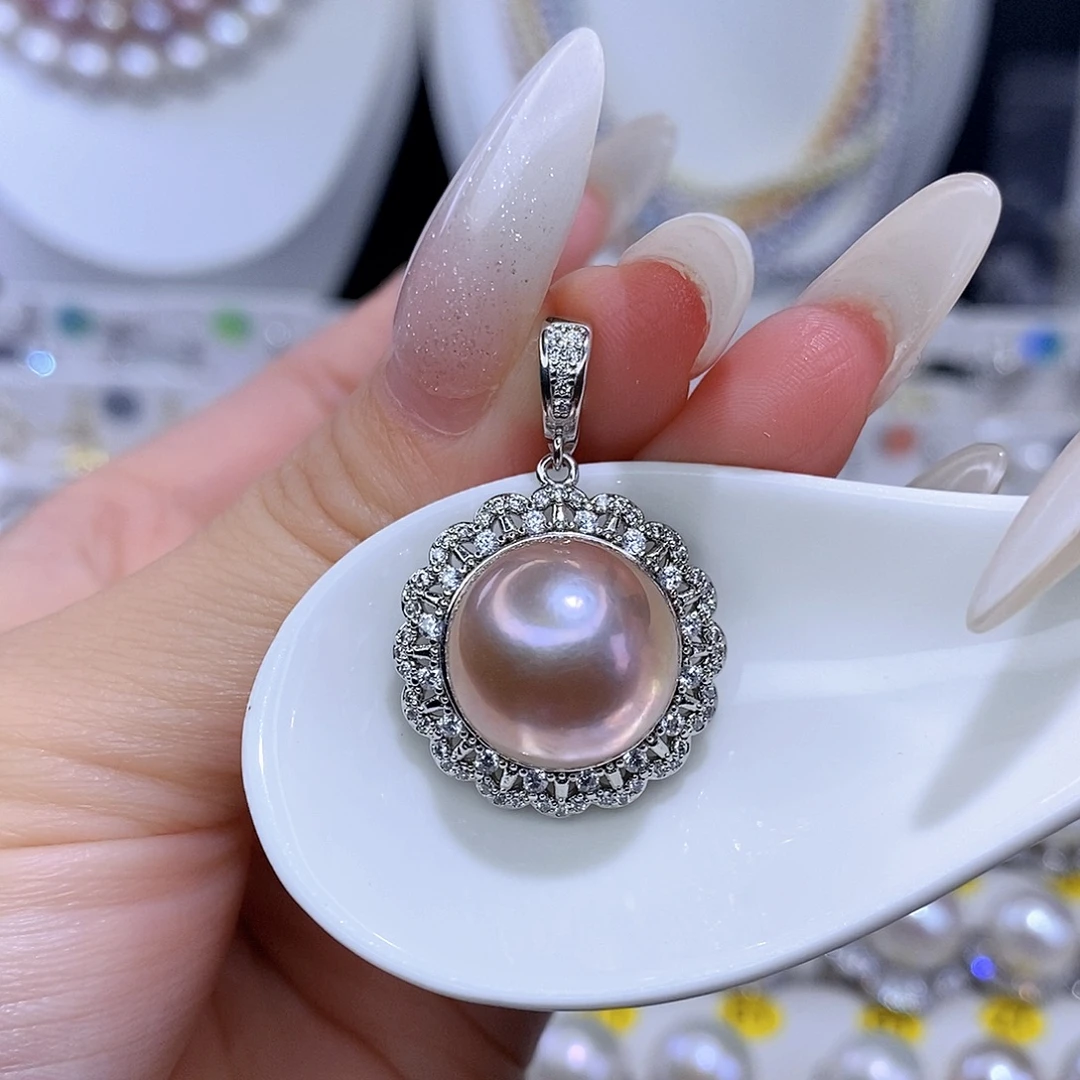 颈饰合金淡水珍珠F