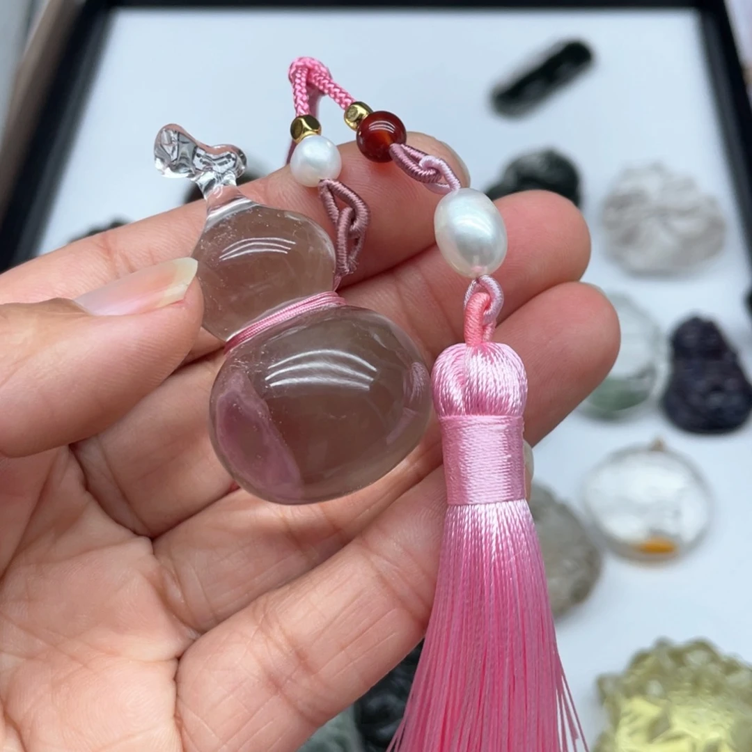 水晶吊坠(不含链)未镶嵌夏*