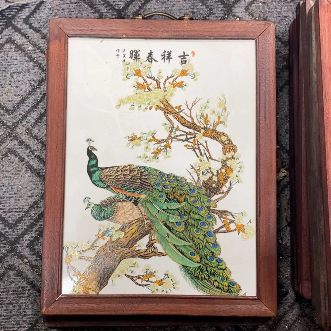 瓷37*28 景德镇瓷板画柴窑烧制