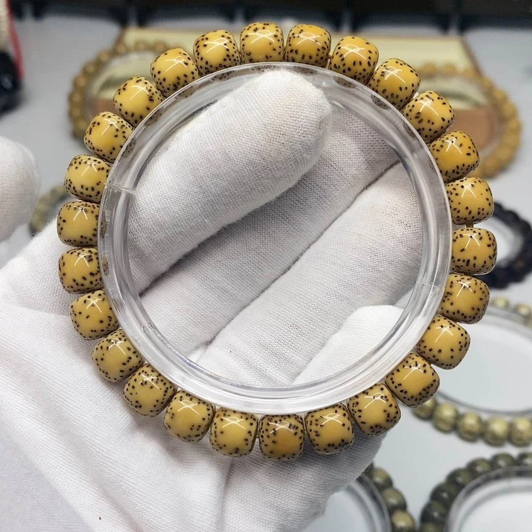 【闪购商品】星月菩提手串9×8一物一图原生态同枝双留白