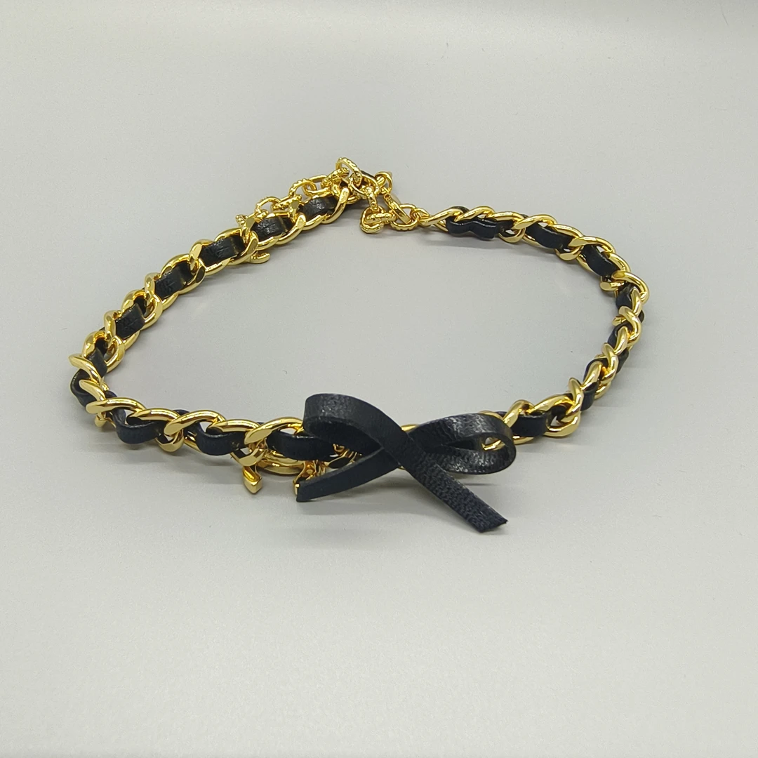 钛钢皮质项链 （宠粉专享）高版本精工香皮穿项链/手链0894