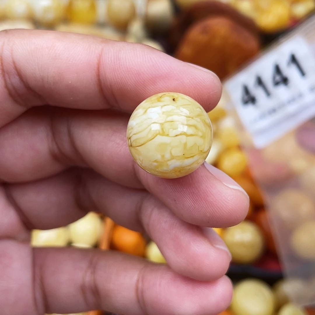 未镶嵌蜜蜡珠宝奇石粉17.6虎皮