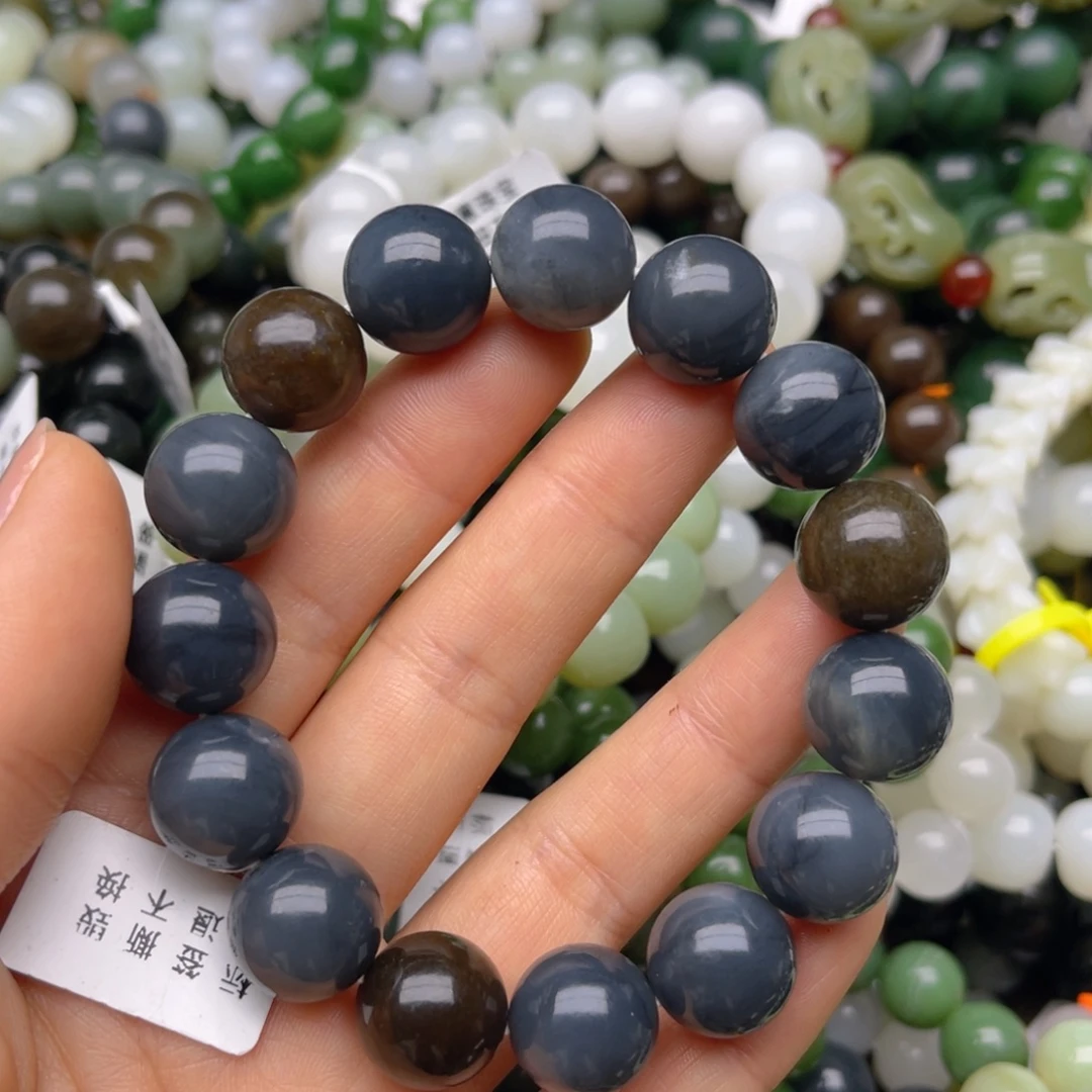 和田玉未镶嵌手链