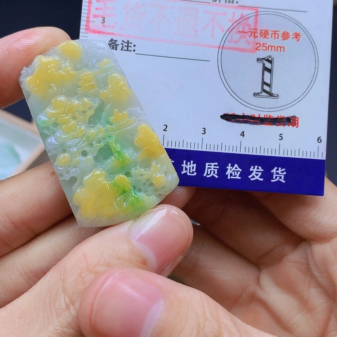 翡翠未镶嵌颈饰翡翠
