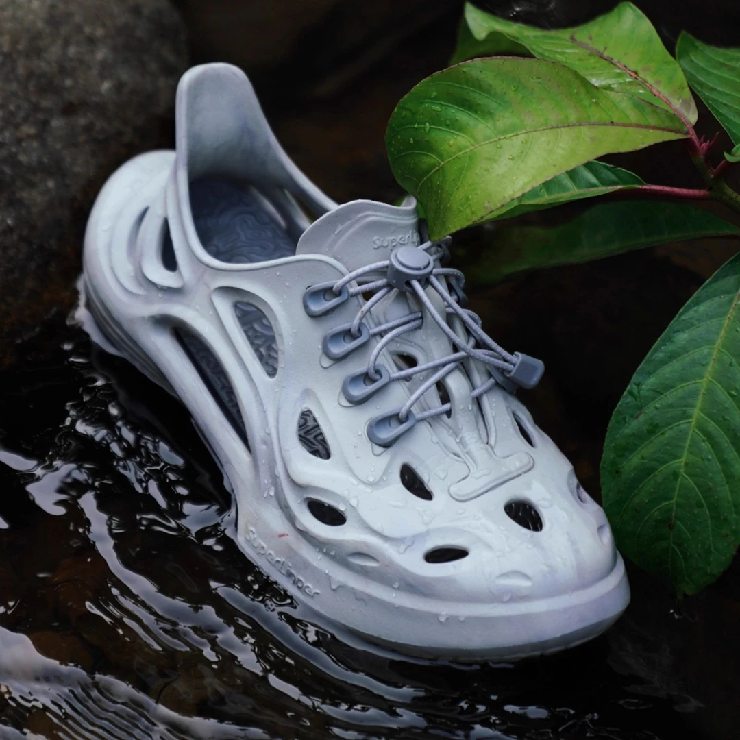 SuperLipper超级涟漪洞洞鞋2025新款户外运动凉鞋波浪鞋男溯溪鞋