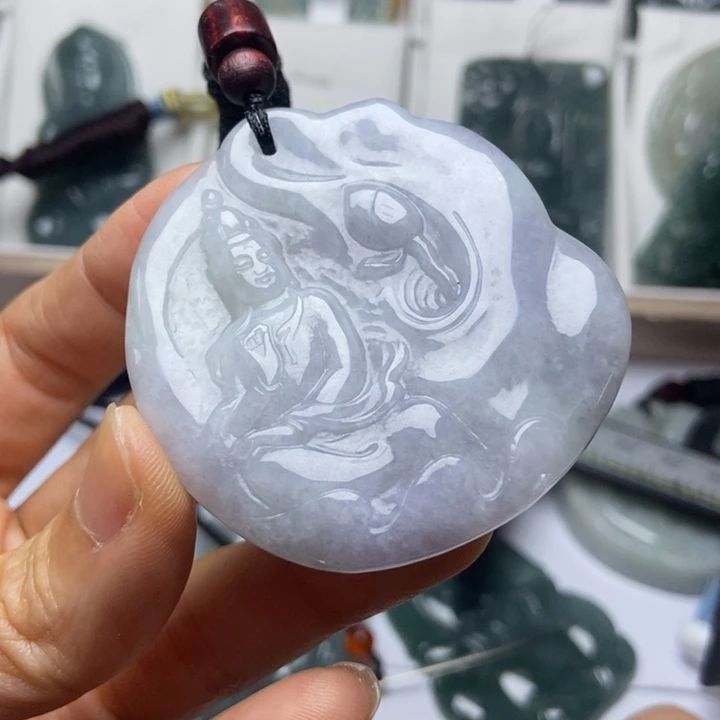 翡翠未镶嵌挂件翡翠
