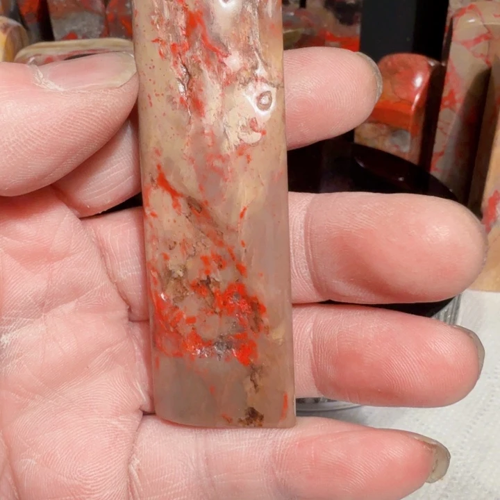 昌化石静*昌化鸡血石