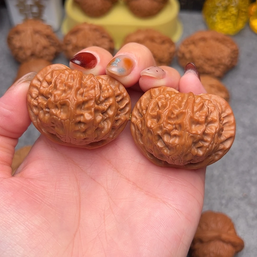 把件文玩核桃毕业精品精配桃心宫灯43全品