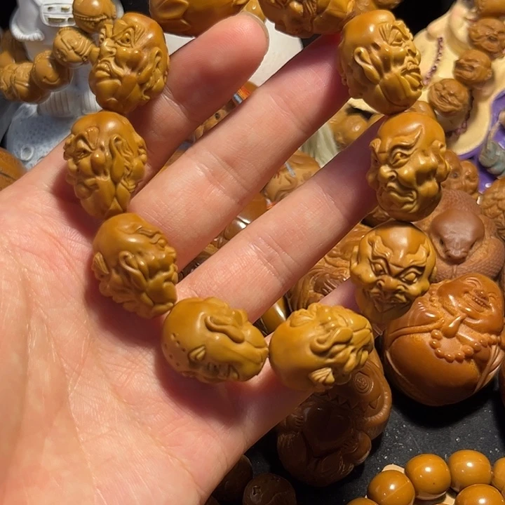 橄榄核手串/手链写实罗汉