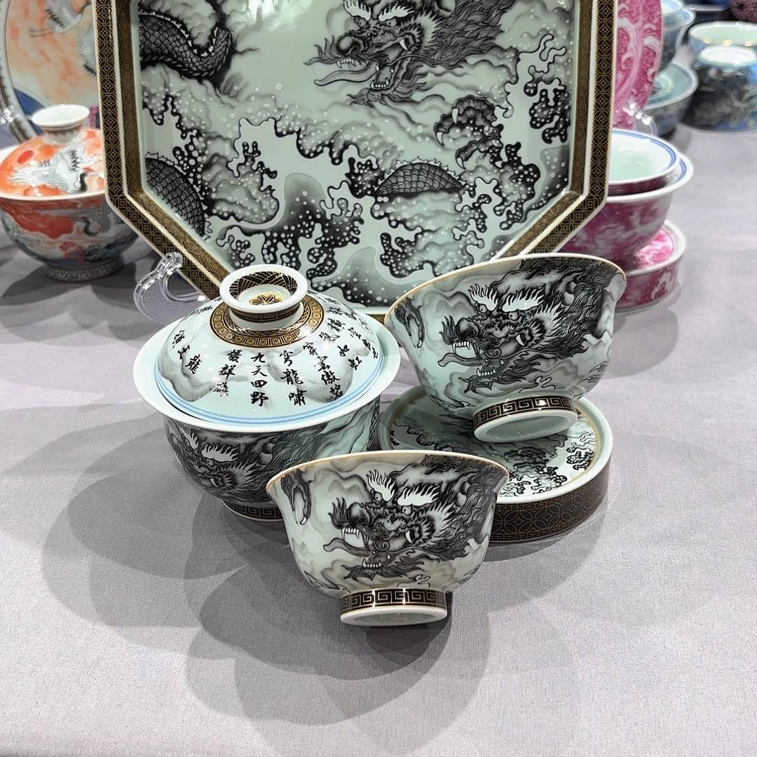 瓷片景德镇瓷器精品展示