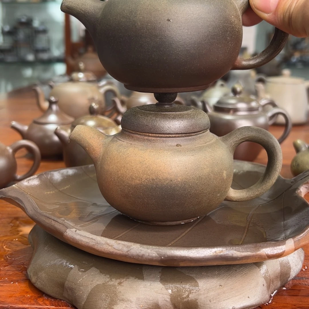 贵台龙窑柴烧茶壶A45暴*熊