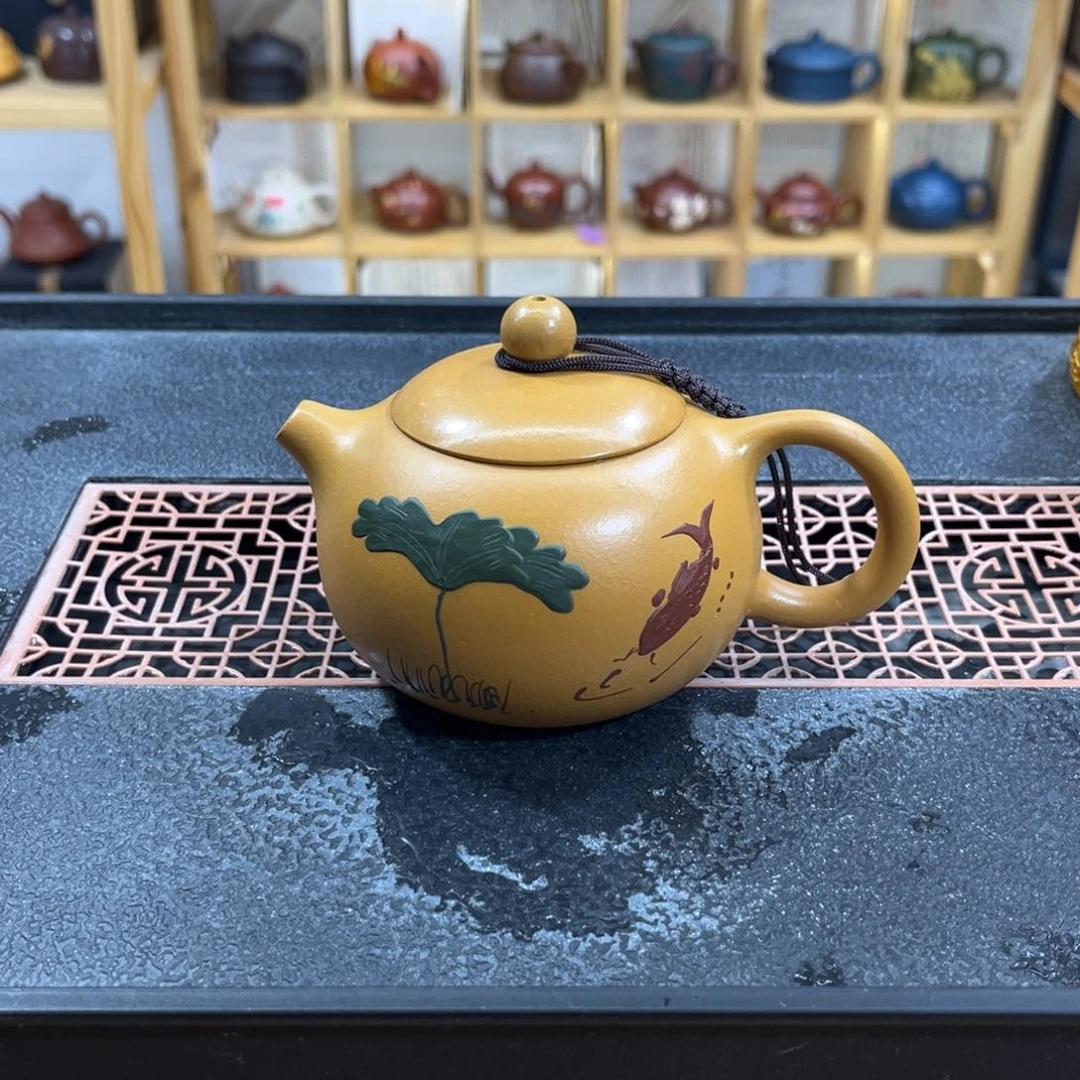 紫砂紫砂年年有余西施