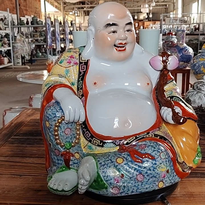 摆件静***人景德镇陶瓷摆件