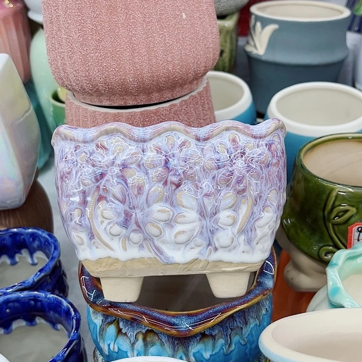 有孔.多肉陶瓷花盆！