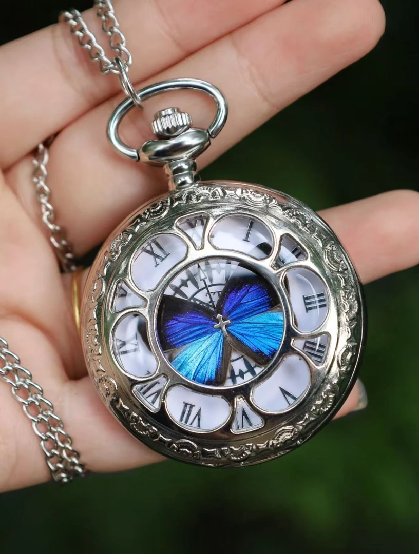 精致时尚翻盖高级表女士简约大气怀表可爱【以直播间过款为准】