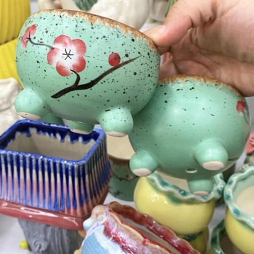 【闪购商品】多肉植物陶瓷花盆