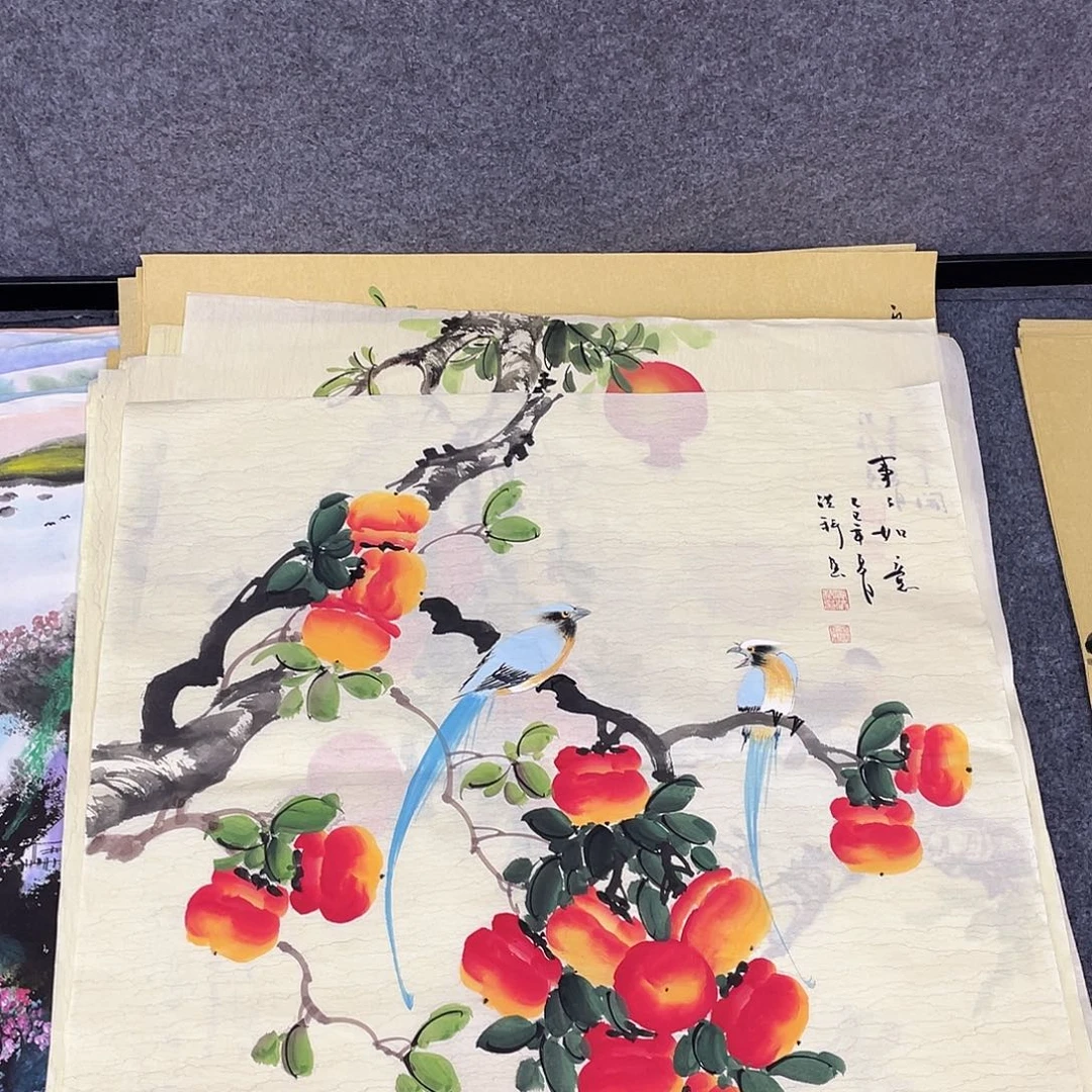 国画作品小姐姐放漏…