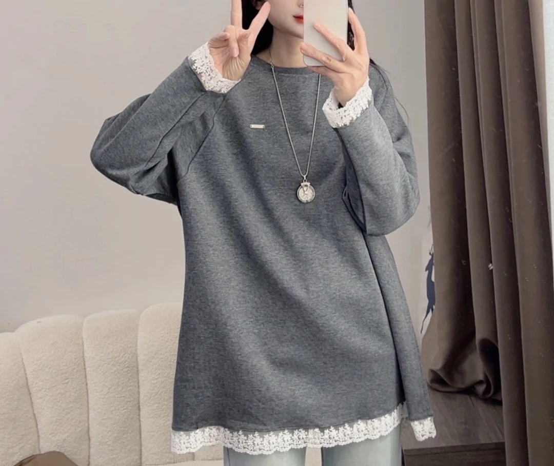 【坦姐严选 实体品质】2025春款新款韩版宽松休闲百搭设计感9162