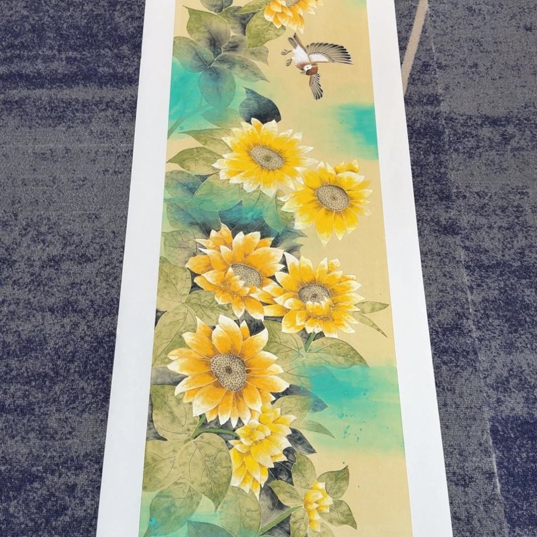 国画国画作品山水花鸟