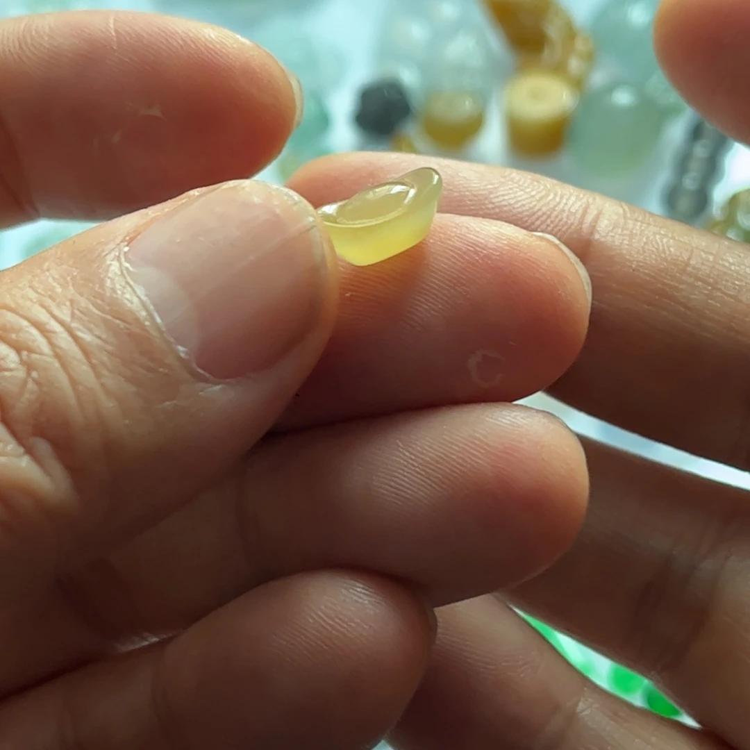 定制翡翠未镶嵌元宝