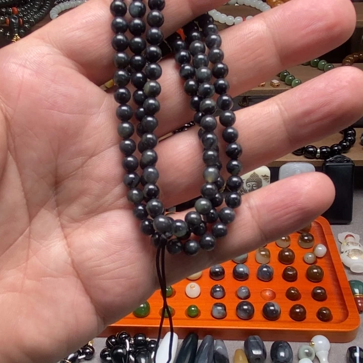 和田玉未镶嵌手链