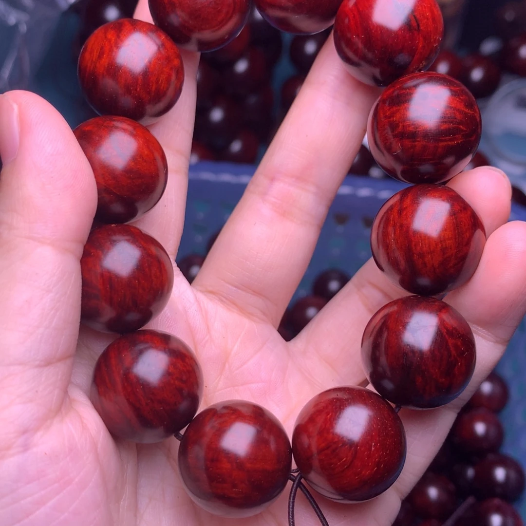 金***玉手串/手链小叶紫檀