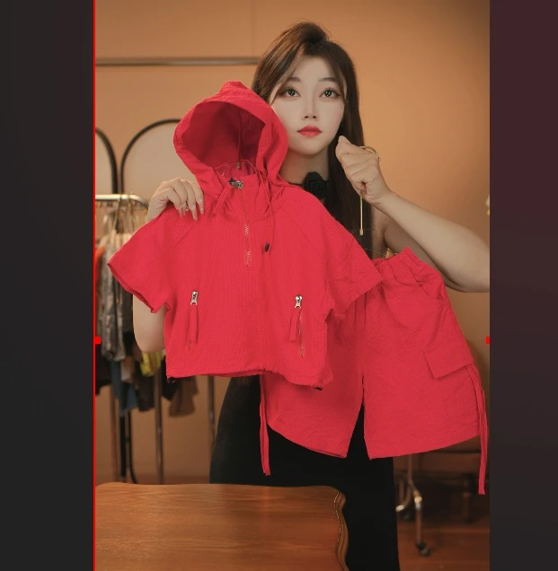 原创2025夏季新款儿童休闲洋气百搭运动套装21572