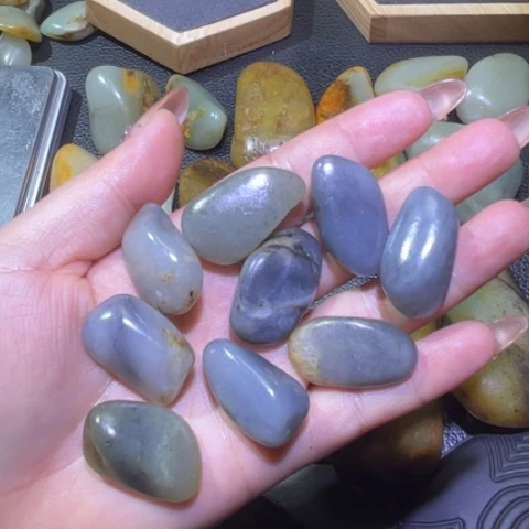 和田玉颈饰未镶嵌二**醉