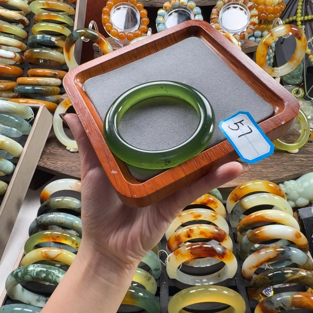 蛇纹石玉合金手镯