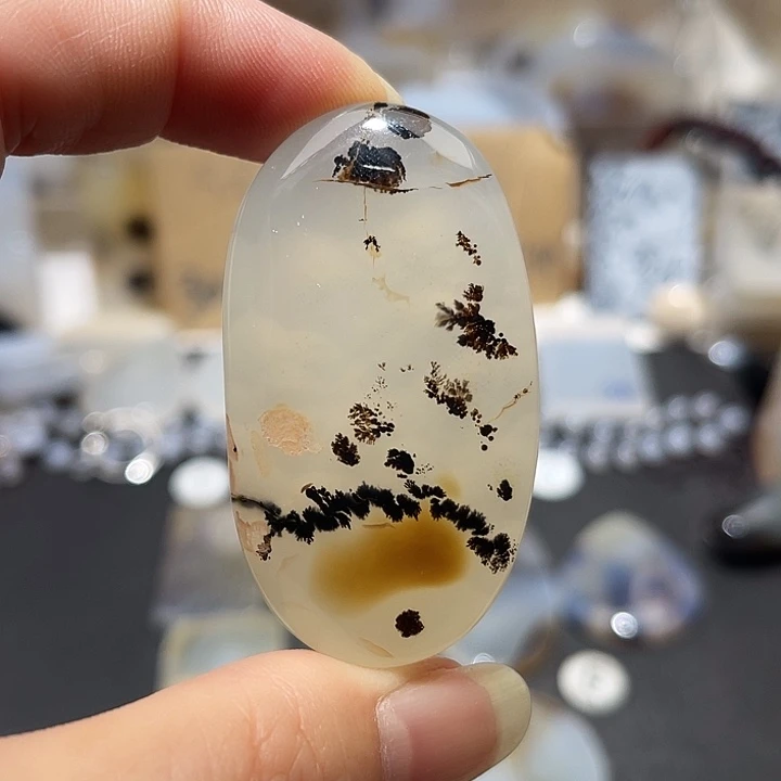 玛瑙/玉髓未镶嵌吊坠(不含链)