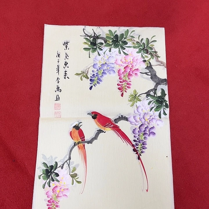 国画国画作品多次入