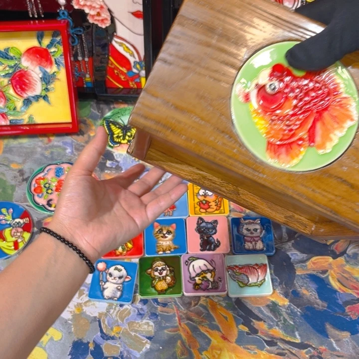 瓷片瓷板画艺术作品