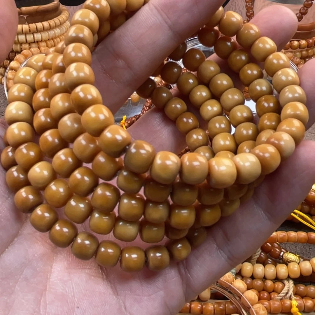 星月菩提吊坠8×7老型老料单圈龙脊菩提