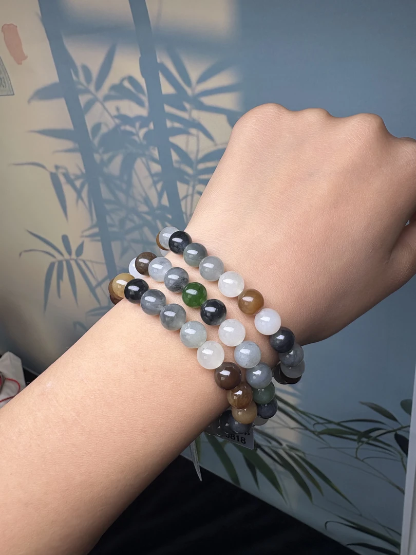 和田玉多宝时尚单圈手串