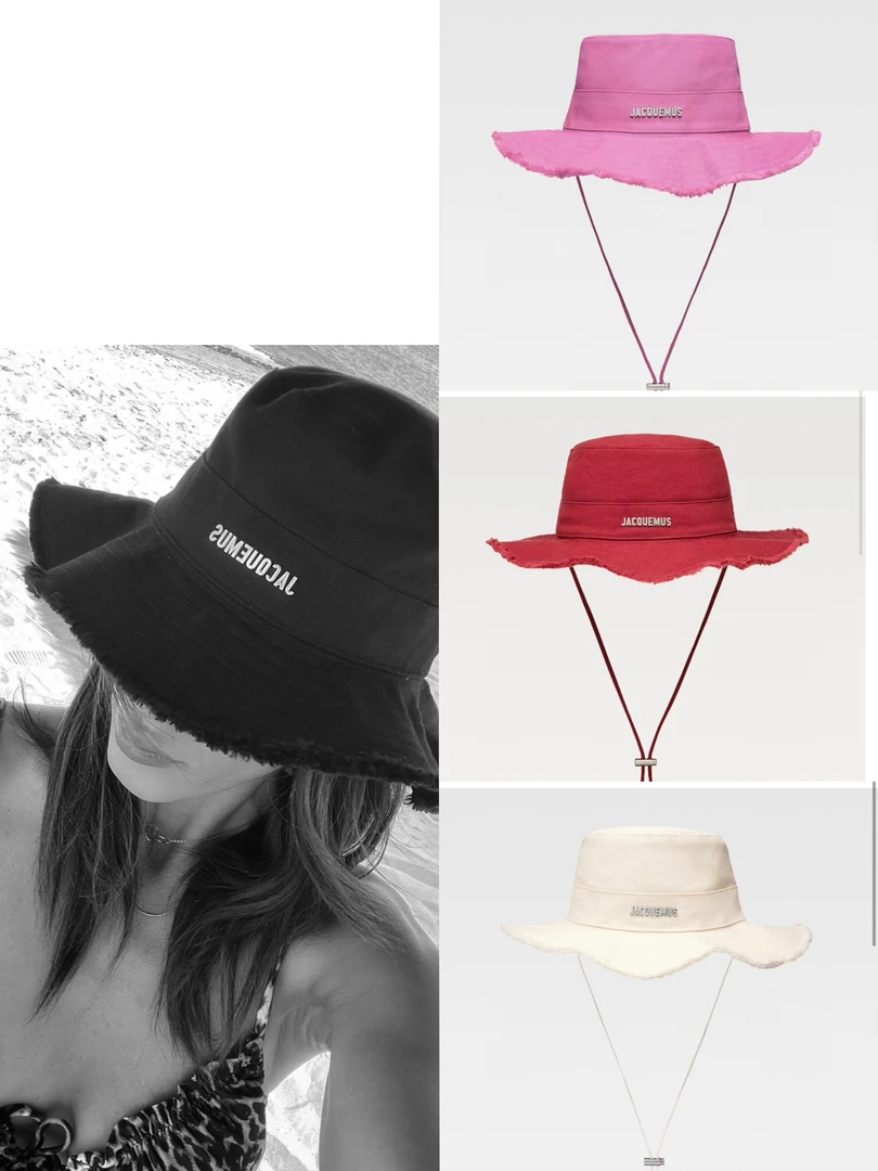 现货JC爆款经典四色帽子出片神器防晒帽