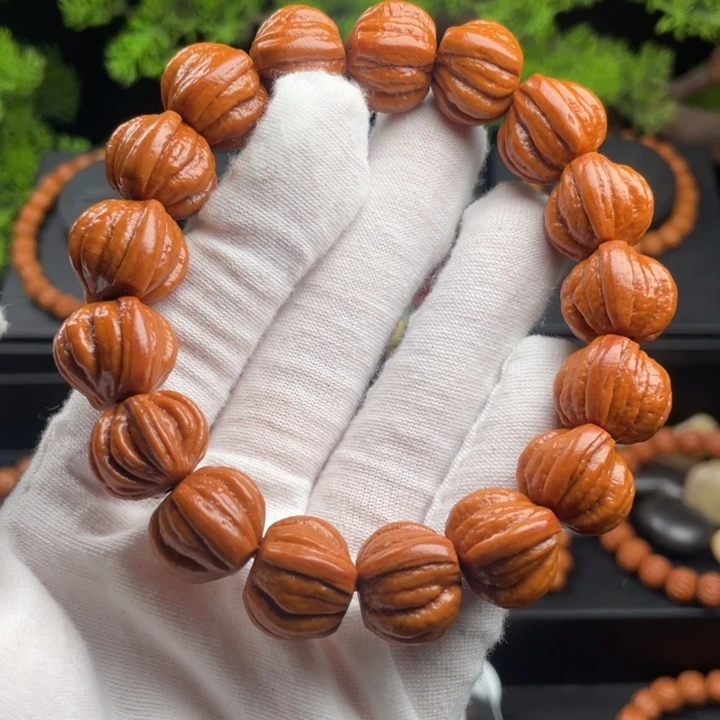 吊坠桃核佛手单圈