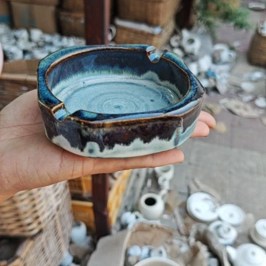 库存微瑕窑变烟灰缸