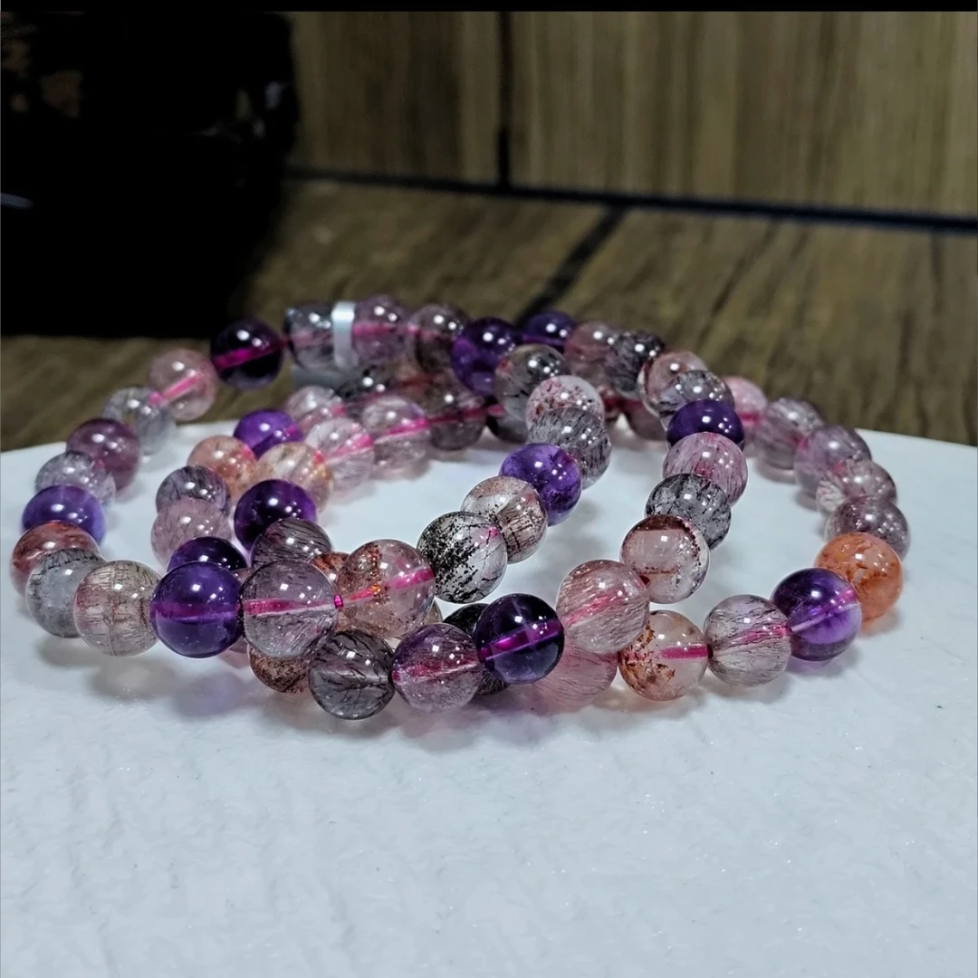 【书记甄选】超七单圈手链 多样式发一件 约8mm 1804BB