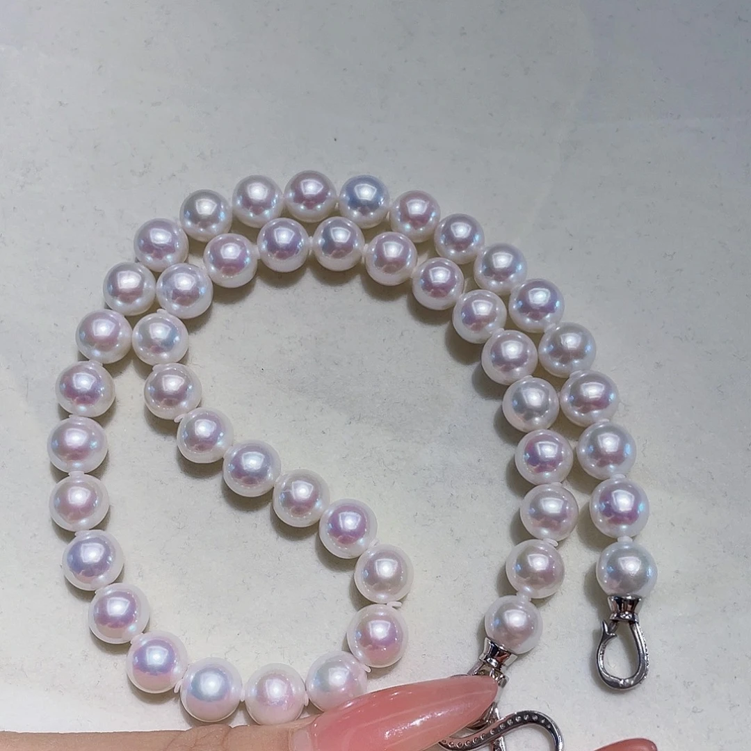 颈饰淡水珍珠银S925镶嵌