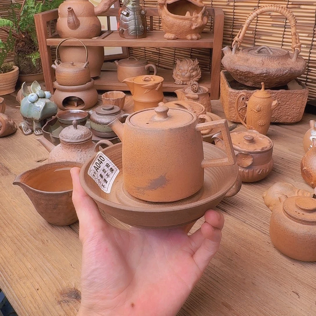 原矿老岩泥茶器系列